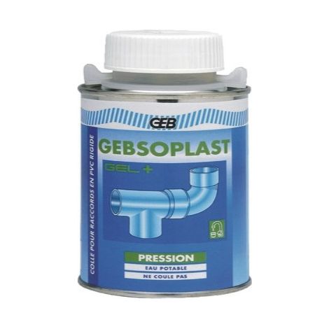 Colle PVC gel Gebsoplast plus spéciale pression 250ml GEB