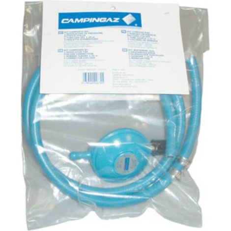 KIT REGOLATORE C/TUBO E FASCETTE P/BARBECUE GAS