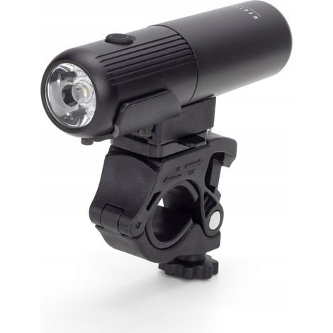 Luz LED delantera para manillar de bicicleta, potente y brillante, 2 en 1. (1/5)