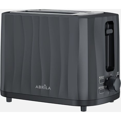 Tostador pan ficus 930w negro 7niv.tostado descongelacion apag.autom.2reb 2ranuras recogemigas 19x26x15,5cm