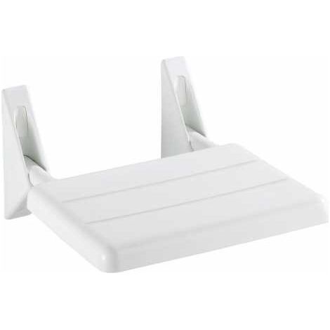 WENKO Sedile doccia pieghevole Secura, montaggio a parete, capacità di carico 120 kg, 35x19x36 cm (1/10)