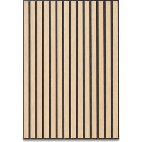 Polyester Felt Acoustic Wall Panel Bedroom Wood 30x40 cm (1/5)