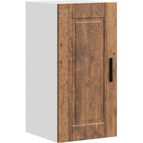 Mueble de pared de cocina Porto diseño limpio almacenamiento compacto 30 x 31 x 60 cm madera de ingeniería acabado envejecido 020050330 (1/5)