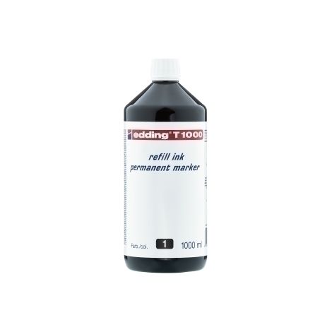 TINTA ROTUL.EDDING 1 litro T1000 NEGRO