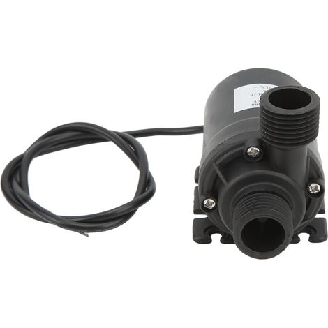 Pompe à eau sans balais DC12V 16,4 pi de hauteur de refoulement I68, pompe submersible étanche et silencieuse, adaptée aux fontaines, piscines et aquariums. (1/5)