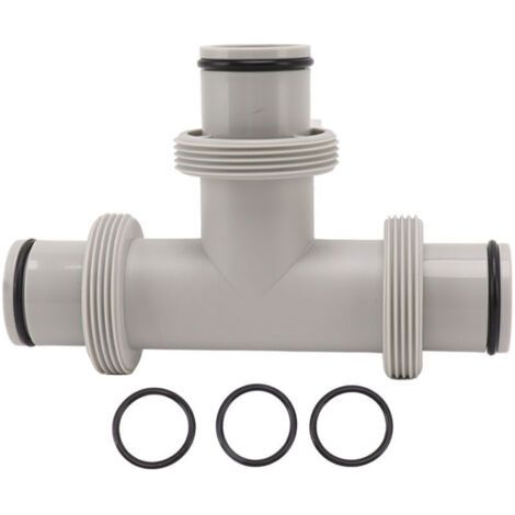 Vanne de remplacement 2 en 1 en forme de T pour tuyau de piscine, pour système de circulation de filtration et entretien de la pompe de piscine,de DEBUNS