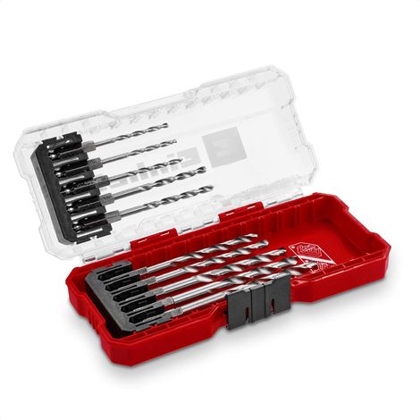 Original Einhell S-CASE 10-tlg. Metallbohrer-Set (aus HSS 4241 Stahl, E 6.3 Schaft, 135°-Split-Point-Spitze, rollgewalzte Typ N Spirale inkl. Aufbewahrungsbox) (1/5)