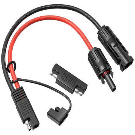 Connecteur Solaire photovoltaïque vers SAE 10 AWG PV Câble pour Panneaux solaires Chargeur de Batterie (Connecteur Solaire photovoltaïque-SAE) (1/5)