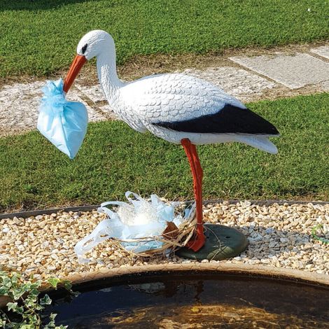 Cicogna Decorativo H75 cm per Laghetti da Giardino