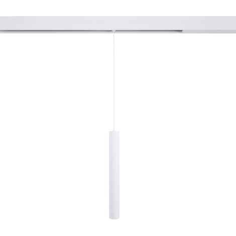 Spot suspendu LED sur rail magnétique 48V - 8W - Blanc - Blanc Neutre
