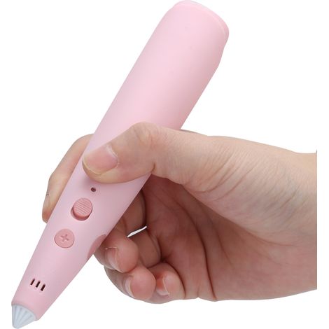 Ensemble de stylos à dessin 3D pour enfants, facile à utiliser, kit d'activité artistique familiale, jouet éducatif rose. (1/5)