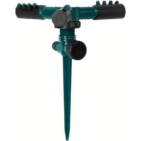 Arroseur automatique rotatif à 360° (vert) pour pelouse, arrosage goutte à goutte, accessoires de jardin (1/5)