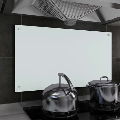 FIMEI Dosseret de cuisine Blanc 90 x 50 cm Verre trempé (1/5)