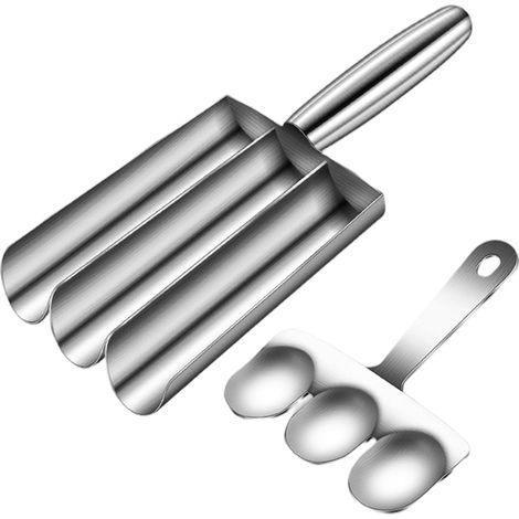 JSSEVN-Machine à boulettes de Viande Outil Multifonctionnel Manuel en Acier Inoxydable avec racleur pour Une Utilisation à Domicile et au Restaurant (1/5)