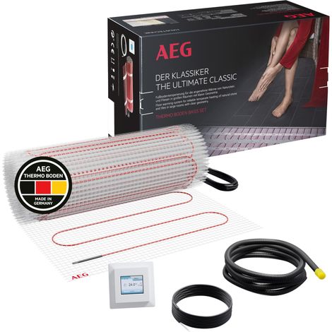 AEG 205799 - Riscaldamento elettrico a pavimento, set completo 1 m², 160 W/m², base termica TBS TB 160/1 Set Plus (1/4)