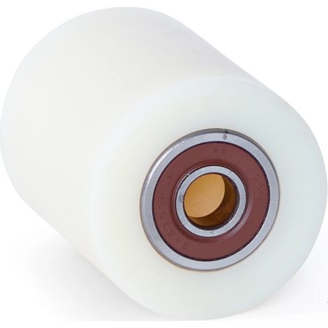 Rouleau de palette - MESO - Nylon - 80x100 - 1100kg - Roulement - Alésage 17mm