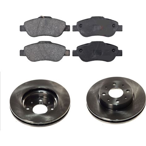 KIT FRENI ANTERIORI compatibile con FORD KA (RU8) - DISCHI + PASTIGLIE OEM: FDB1945, FDB5097 / 17535 /SOSTITUZIONE DIRETTA/BASSA POLVERE/SILENZIOSO (1/5)