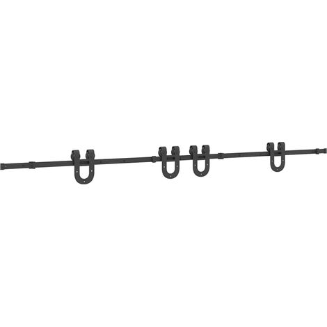 Maison Exclusive - Kit de herrajes para puertas correderas acero