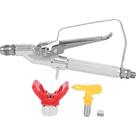Hochdruck-Farbspritzgerät, gerader, ergonomischer G14-Zoll-Stiel, Edelstahl-Sprühkopf mit exzellenter Zerstäubungswirkung für Farbe