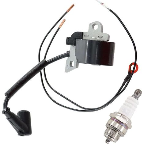 Bobine d'allumage pour tronçonneuse Stihl 024 026 028 029 034 036 038 039 044 048 MS240 MS260 MS290 MS310 MS360 MS360C MS390 MS440 MS640 Scie remplace 000 0 400 1300 bougie d'allumage BPMR7A