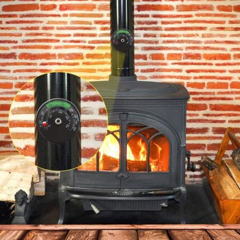 Thermometre - 100 A 500 C - Pour Poêle A Bois Cheminee Tuyau De Poêle - 2 Unites (1/5)