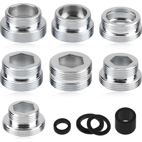 7 Pièces Adaptateur Robinet Cuisine Kit M22 à M16–M28 (1/5)