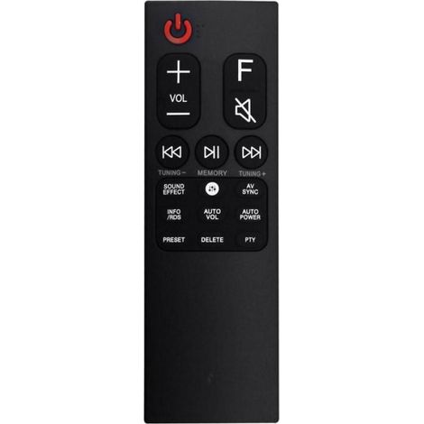 Télécommande - AKB75595312 - Pour Barre De Son LG SK1 SK10 SK10Y SK6 SK6Y SK8 SK8Y SK9 SK9Y - 1 Pièce (1/4)
