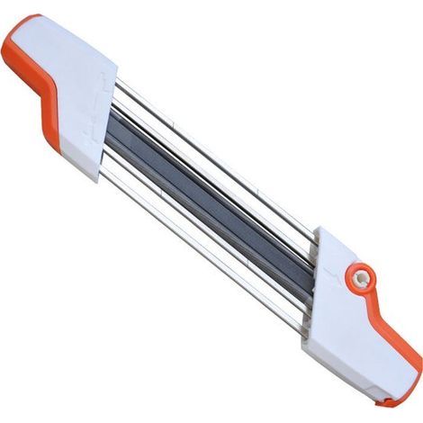 2-in-1-Feile – 4 mm – Kettensägenkettenschärfer – Langlebig und rostbeständig – Ideal für den Außenbereich – 32 x 6,85 cm (1/5)