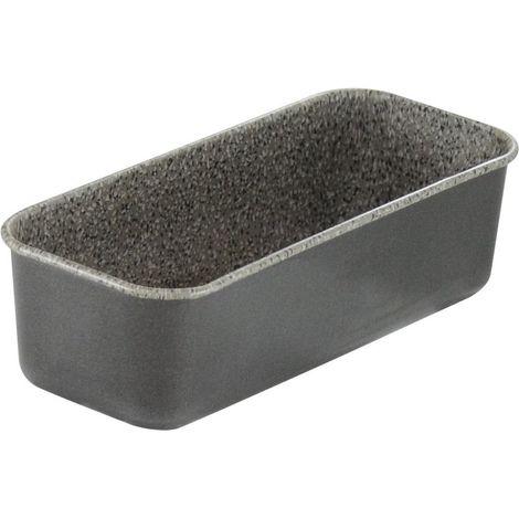 TrAdE Shop Traesio - Stampo Forma Plumcake Teglia In Alluminio Antiaderente Effetto Pietra 30x11xh7cm 037050m - (1/3)