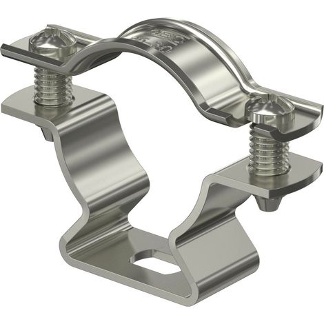 OBO Bettermann Abstandschelle mit Langloch 25-30mm Edelstahl, rostfrei A2 1.4301, 20 Stück, 1362988
