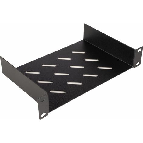 Equip Fachboden fest 10` für Serverschränke, 1U 15cm sw
