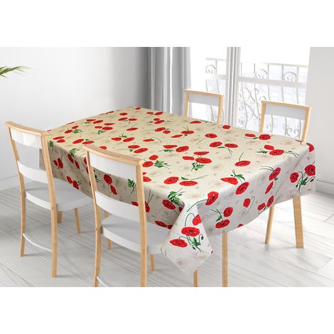 Tovaglia Per Salotto Cucina In Miros Misto Cotone Made In Italy Papaveri RP, misura140x140colorePapaveri (1/4)