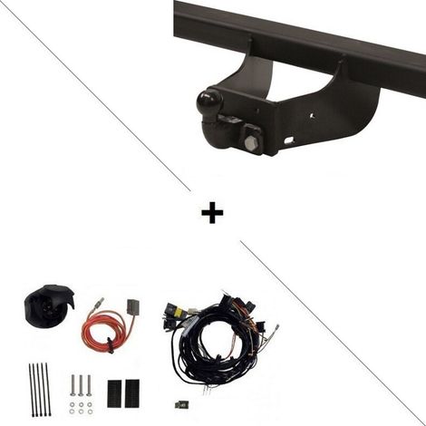 Attelage Isuzu D-Max 4x4 (06/12-10/19) Standard + Faisceau spécifique 7 broches (1/2)