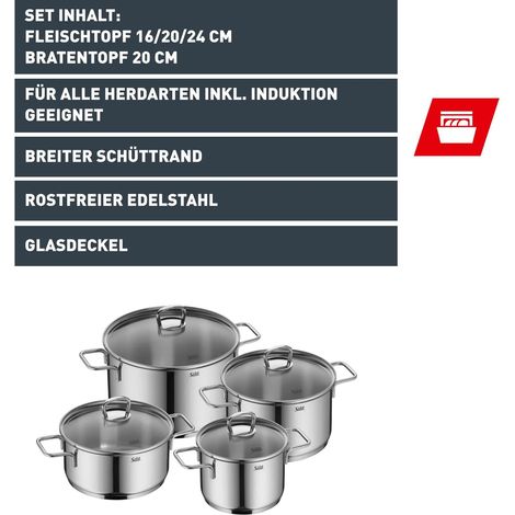 Silit Alicante Topf-Set, 4-teilig
