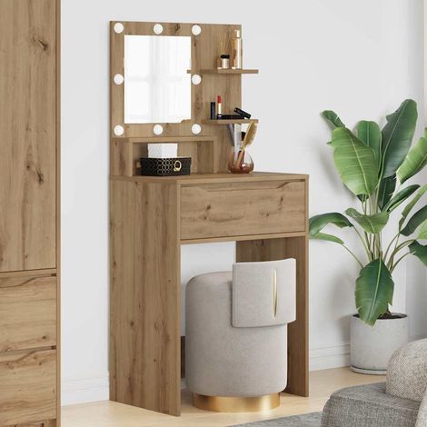 Schlafzimmer-Frisiertische Artisan-Eiche 80 x 39,6 x 135 cm