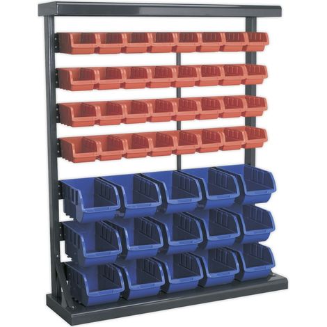 Sealey TPS47 Mobile Bin Storage System with 47 Bins
