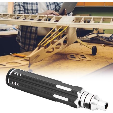 Kit d'outils manuels 4 en 1 avec tournevis hexagonal 1,5/2,0/2,5/3,0 pour modèles réduits d'hélicoptères et d'avions radiocommandés (1/5)