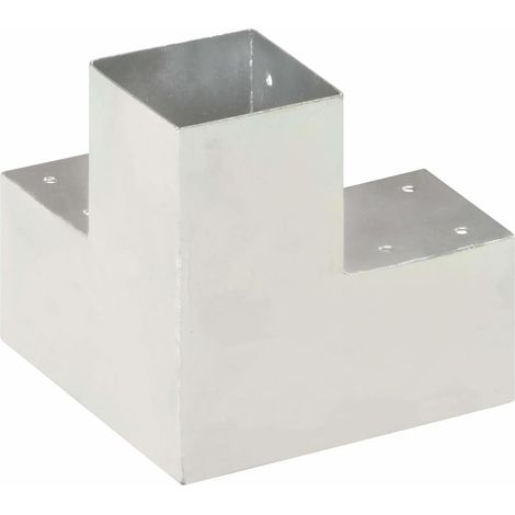 Connecteur de poteau en Y pour poutres en bois abri auvent métal galvanisé 91 x 91 mm (1/5)