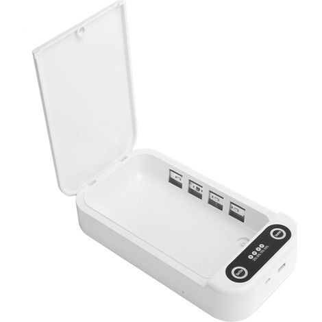 Boîte de Stérilisation UV pour Smartphone avec Chargeur Sans Fil et Séchage (1/5)