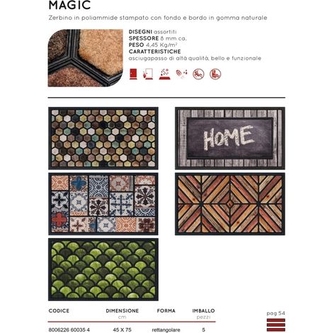 ZERBINO MAGIC CM.45X75