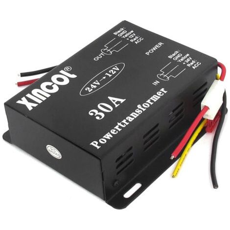 Convertisseur Dc 30a Amp Voiture 24v Vers 12v Voiture Camion Camping Car (1/3)