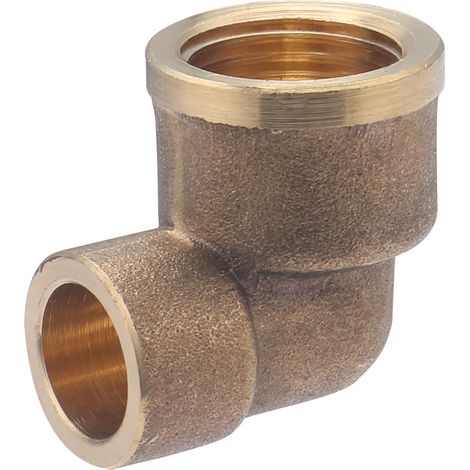 Noyon & Thiebault – Raccord coudé laiton à visser femelle 1/2' – Diamètre 14 mm – Pour tubes cuivre – Pression 10 bar – Température 5°C à 90°C - 962-1514L1 (1/4)