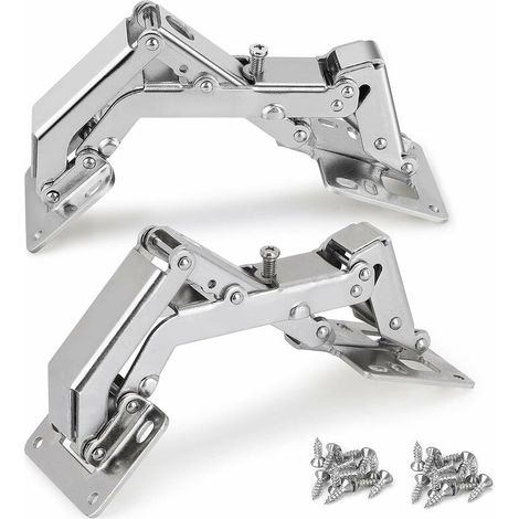 Charniere Porte Placard,Lot de 2 Charnière Porte Rabattable Meuble Charnières de Portes,Charnieres Fermeture Automatique pour Portes Légère Sunflower (1/2)