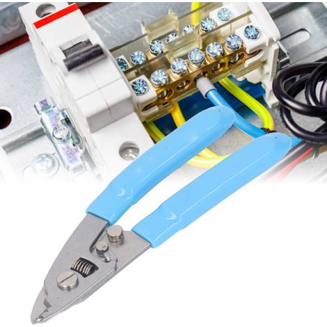 Dénudeur fibre optique 3 trous – Coupe précise inox – Pour FTTH – Pince à dénuder réseau