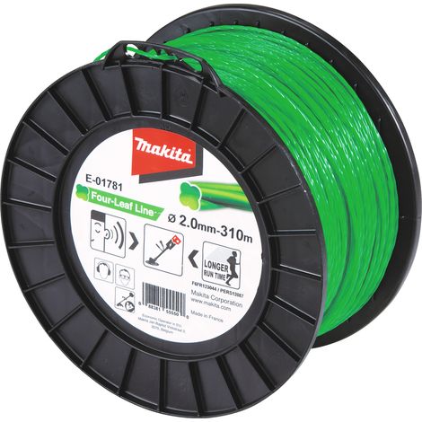 BOBINA DI FILO PER DECESPUGLIATORE 2mm X 310 METRI MAKITA - E-01781