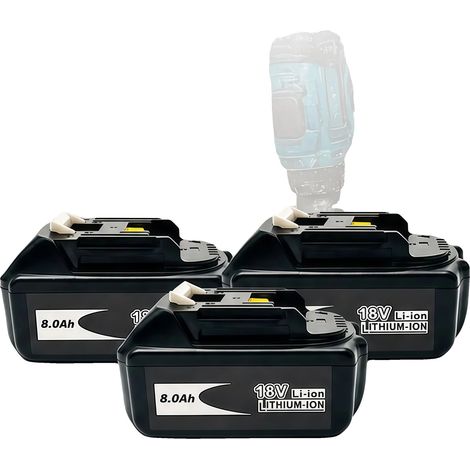 Perceuse à percussion et visseuse électrique, couple élevé, batterie lithium-ion, 3PCS, 18V-a (1/2)