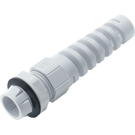 N/A LAPP SKINTOP® CLICK BS 12 53112934 avec protection anti courbure M12 Polyamide gris-argent (RAL (1/5)