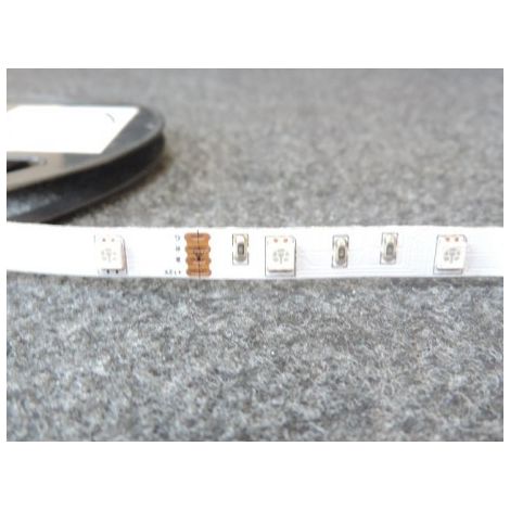 Ruban bandeau LED 7.5W RGB souple longueur 1m alim 12V (non incl) IP20 5050R30-RGB-S SEET EUROPOLE 422129