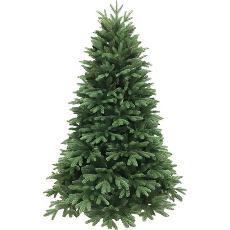 Albero di Natale Alto 150 cm Verde Effetto Realistico in PE PVC (1/4)