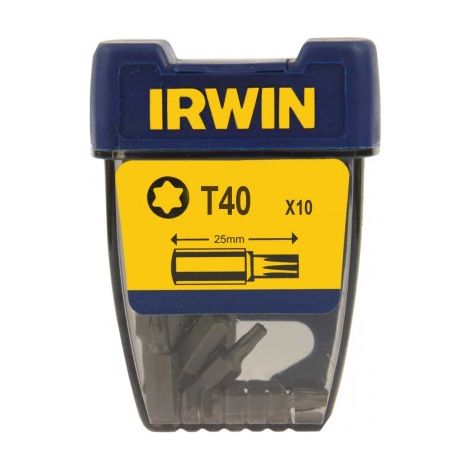 Punta Irwin T40 x 25 mm/10 unidades.